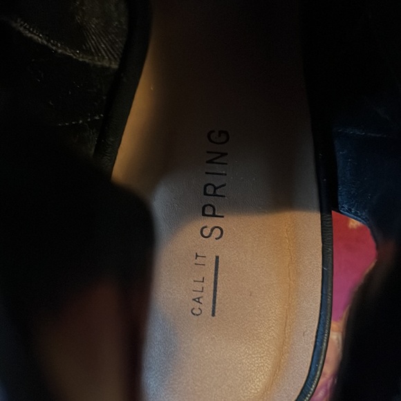 Call it spring black open toe size 7 1/2 NEW - Picture 8 of 10